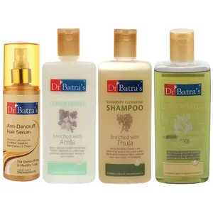Dr Batra's Hair Serum Hair Oil - 200 ml and Dandruff Cleansing Shampoo - 200 ml and Conditioner - 200 ml