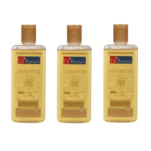 Dr Batra's Shampoo Enriched With Natural Ingredients - 200 ml (Pack of 3)