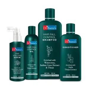 Dr Batra's Hair Vitalizing Serum 125 ml Shampoo - 500 ml Oil- 200 ml and Conditioner 200 ml