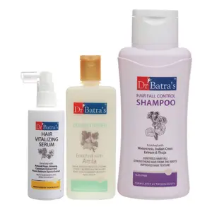Dr Batra's Hair Vitalizing Serum 125 ml Conditioner - 200 ml and Shampoo - 500 ml