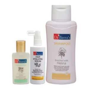 Dr Batra's Hair Vitalizing Serum 125 ml Conditioner - 100 ml and Normal Shampoo - 500 ml