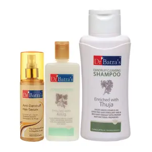 Dr Batra's Hair Serum Conditioner - 200 ml and Dandruff Cleansing Shampoo - 500 ml