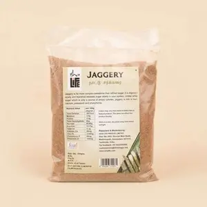 Isha Life Pure and natural Jaggery. Great alternative to white sugar. Chemical free. High in nutrition (500gm)