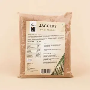 Isha Life Pure and natural Jaggery. Great alternative to white sugar. Chemical free. High in nutrition (1kg)