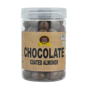 Food Essential Chocolate Flavoured Almonds [All Premium Quality] 350 gm.