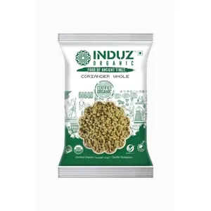 Induz Organic Coriander Whole 200 Gm