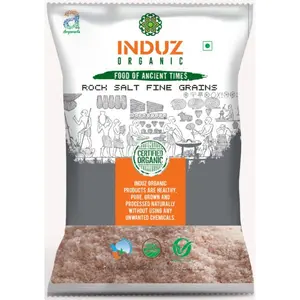 Induz Organic Rock Salt Fine Grains 1 Kg