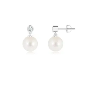 Saasvi Jewels 925 Solitaire Collection Sterling Silver and Pearl Studds Earrings for Women Girls