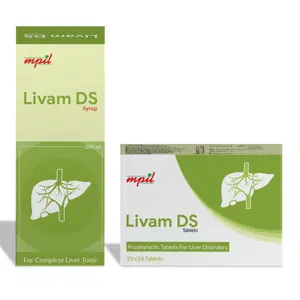 MPIL Livam DS Ayurvedic Liver Kit | 200 tablets + 900 ml syrup |