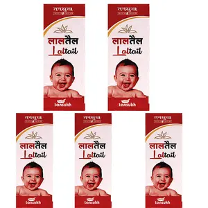 Tansukh Lal Tail | Ayurvedic Baby Oil | faster physical growth 100 ml (Pack of 5) 100ml x 5 = 500ml