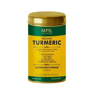 MPIL Organic Turmeric Powder 100 grams | Anti Inflammation | Immunity Booster | Skin Nourishment | Joint Health |