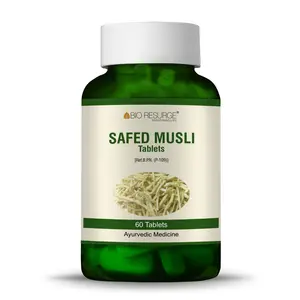 Bio Resurge Safed Musli Tabs. | Exctract of Safed musli | 750 mg (60 Tabs.)