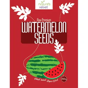nature's velvet Watermelon Seeds Raw and Premium 250g - Pack of 1