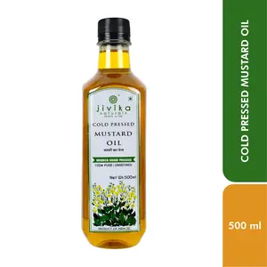 Jivika Organics Cold-Pressed Mustard Oil 500ml