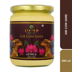 Jivika Organics Premium Gir Cow Ghee 500ml