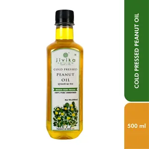 Jivika Organics Cold-Pressed Peanut Oil 500ml
