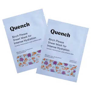 Quench Botanics Birch Please Sheet Mask for Intense Hydration | Deep cleansing | Healthy & Radiant |Skin-Rejuvenating Formulas|Korean Skin care (Pack of 2)