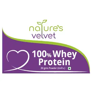 nature's velvet Whey Protein for Fitness and Strength (30 g) Pack of 5