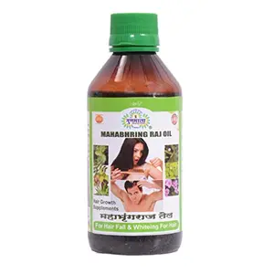 Mahabhringraj Oil - Bhringraj ka tail - Bhangre tel - bhrangraj for grey hair 500 ml. pack of 1