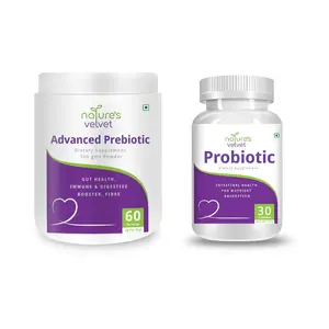 Natures Velvet Lifecare Prebiotics & Probiotics Combo