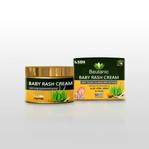 SDH Naturals Beutanic Baby Rash Cream Enriched With Goodness Of Aloe Vera Neem & Haldi