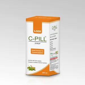 SDH Naturals C-Pill Syrup Herbal Remedy for Thrombocytopenia enriched with carica papaya