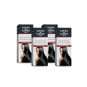SDH Naturals Locks & Looks Oil for Long and Strong Hair with All Natural Ingredients | Pack of 4 |Reduces Hair FallGray Hair & Dandruff