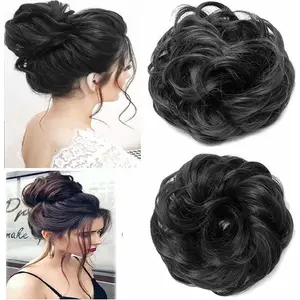 Blubby Synthetic Hair Bun ExAnd Wigs Artificial Juda For Women And Girls 2 Pcs