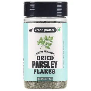 Urban Platter Whole Sun Dried Parsley Flakes Herb 20g