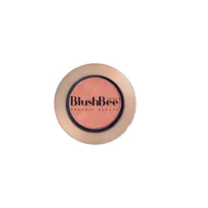 BlushBee Natural Glow Blush - ForNa  |Organic | Vegan | Ecocert and Cosmos Approved Ingredients - 2.3 Gms.