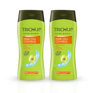Trichup Hair Fall Control Herbal Shampoo - Enriched Amla Licorice & Bhringaraj - Help to Reduce Hair Fall & Thinning Hair (200ml) (Pack of 2)