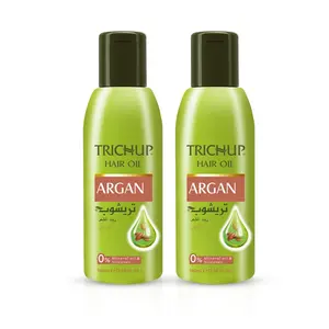 Trichup Argan Hair Oil - For Soft & Silky Hair 100ml (Pack of 2)