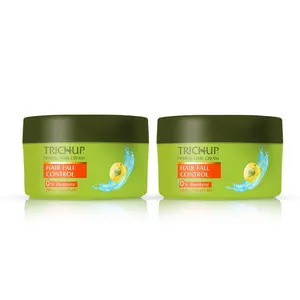Trichup Hair Fall Control Herbal Hair Cream - Enriched with Amla Licorice & Bhringaraj - Repairs & Nourishes Damaged Hair (200ml) (Pack of 2)