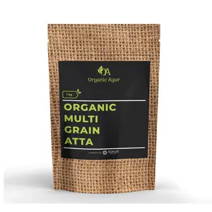 Kokos Natural Organic Ayur Multi Grain Atta 1kg, Certified Organic