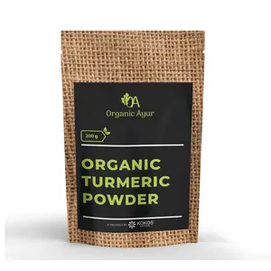 Kokos Natural Organic Ayur Turmeric Powder 200g, Certified Organic