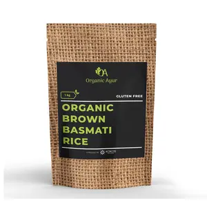 Kokos Natural Organic Ayur Brown Basmati Rice 1kg, Certified Organic