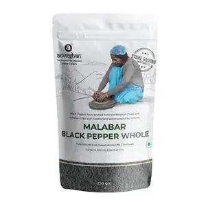 Anveshan Malabar Black Pepper Whole | Kali Mirch | Preservative Free | 100% Natural | 250g
