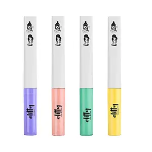 Elitty Eye Gotta Feeling G.O.A.T Combo Pop Color Eyeliner for Women (Lilac Purple k Green & Yellow) Infused with Vit E| Smudgeproof| Waterproof| Long Lasting| Matte Finish Vegan & Cruelty Free