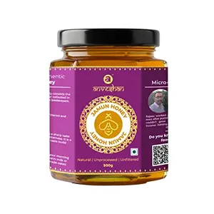 Anveshan Jamun Honey 500gm | Glass Jar | NMR tested | Raw & Unprocessed | No Added Sugar