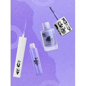 Elitty  I Lilac it combo- (Eyeliner- Lilac DreamsNail Paint- Meta Verse)- Pack of 2