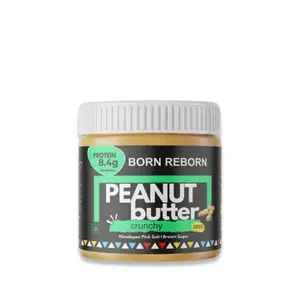 Born Reborn Peanut Butter Crunchy - 350gm 8.4g protein per serve