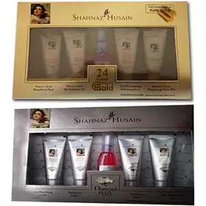 Shahnaz Husain Shahnaz_Husain Gold and Diamond facial kit 95 g (Set of 10) (10 x 9.5 g)…