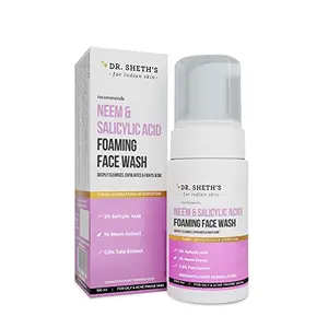 Dr. Sheth's Neem & Salicylic Acid Foaming Face Wash -100ml
