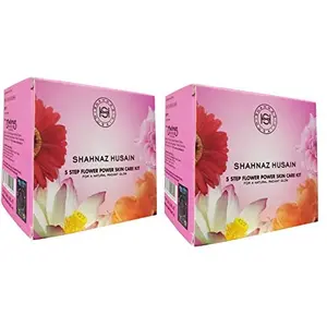 Shahnaz Husain 5 Step Flower Power Skin Care kit (PACK OF 2) k