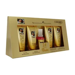 Shahnaz Husain 24 Carat Gold Kit (40g+15ml) 5 Count (Pack of 1)