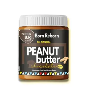 Born Reborn Peanut Butter Chocolate Creamy - 500gm 8.1g protein per serve
