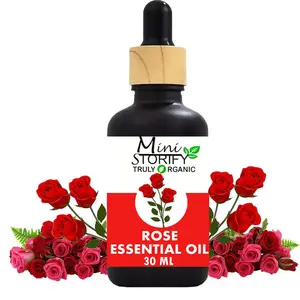 Mini Storify Truly Organic Rose Essential Oil For Home Fragrance Relaxation - 30ml Pack of 1