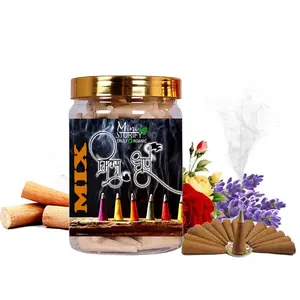 Mini Storify Truly Organic Incense Dhoop Cone for Pooja Home | 70 pcs Mix Scented Dhoop | Long-Lasting Natural