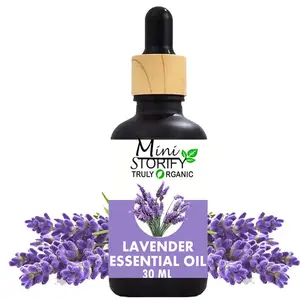 Mini Storify Truly Organic Lavender Essential Oil for Diffuser & Aromatherapy - 30ml Pack of 1