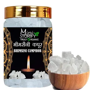 Mini Storify Truly Organic Organic Bhimseni Original - 200g - Pure, Natural & Premium Bhimseni Kapoor